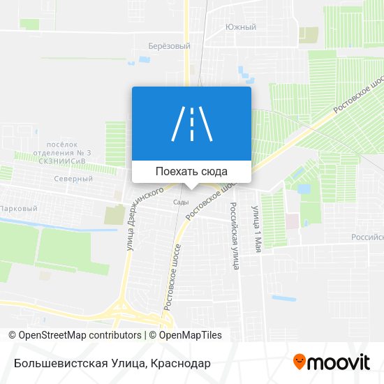 Карта Большевистская Улица