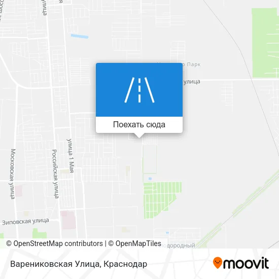 Карта Варениковская Улица