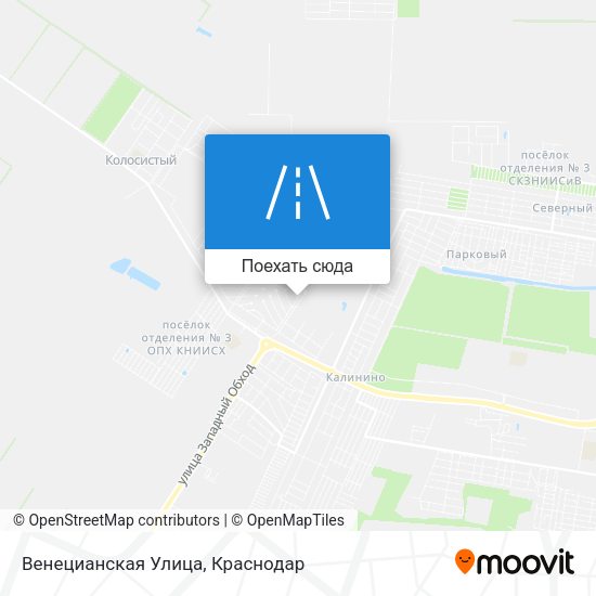 Карта Венецианская Улица
