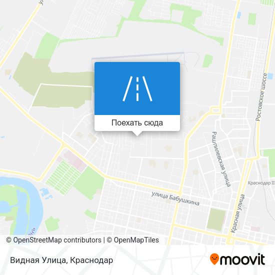Карта Видная Улица