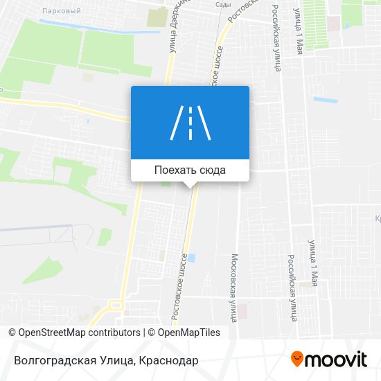 Карта Волгоградская Улица