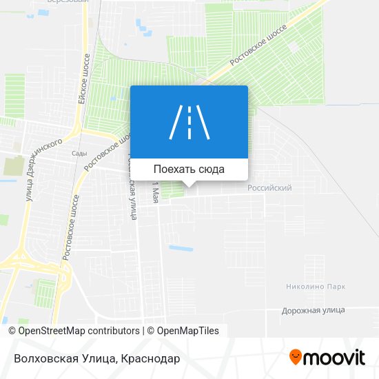 Карта Волховская Улица