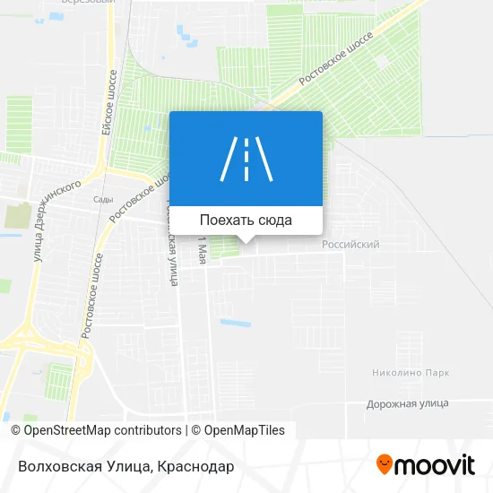 Карта Волховская Улица