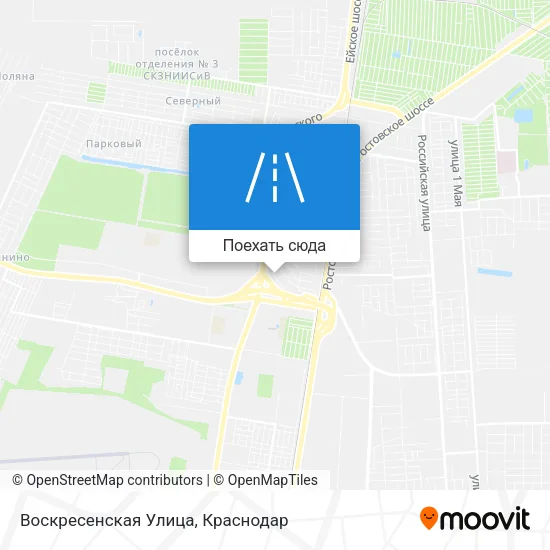 Карта Воскресенская Улица