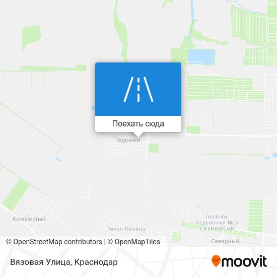 Карта Вязовая Улица