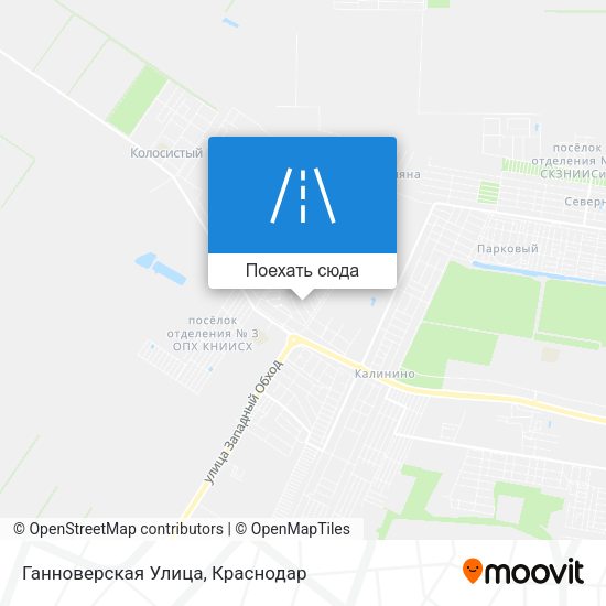 Карта Ганноверская Улица