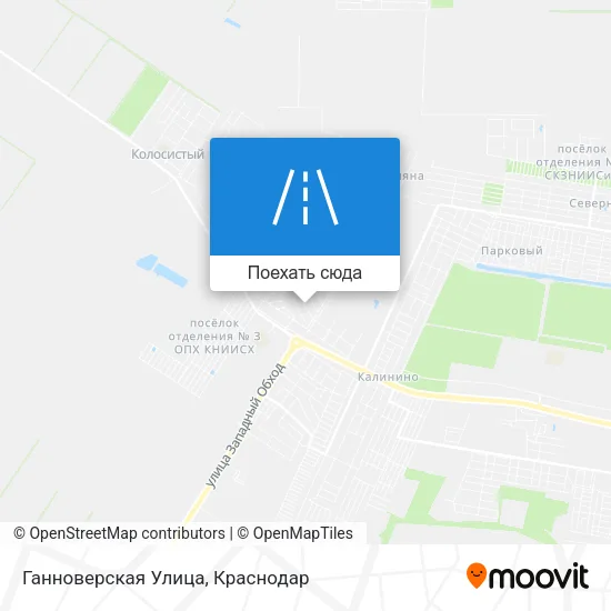 Карта Ганноверская Улица