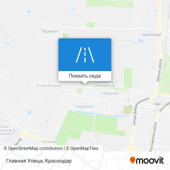 Карта Главная Улица