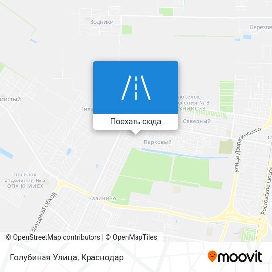 Карта Голубиная Улица