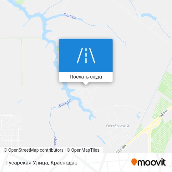 Карта Гусарская Улица