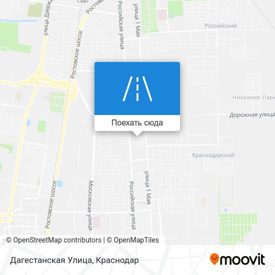 Карта Дагестанская Улица