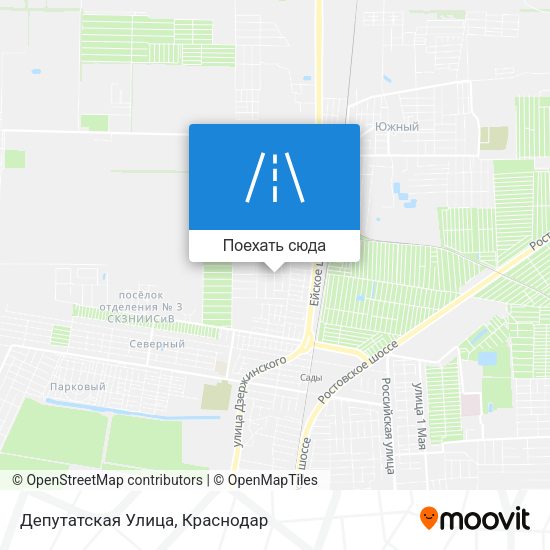 Карта Депутатская Улица