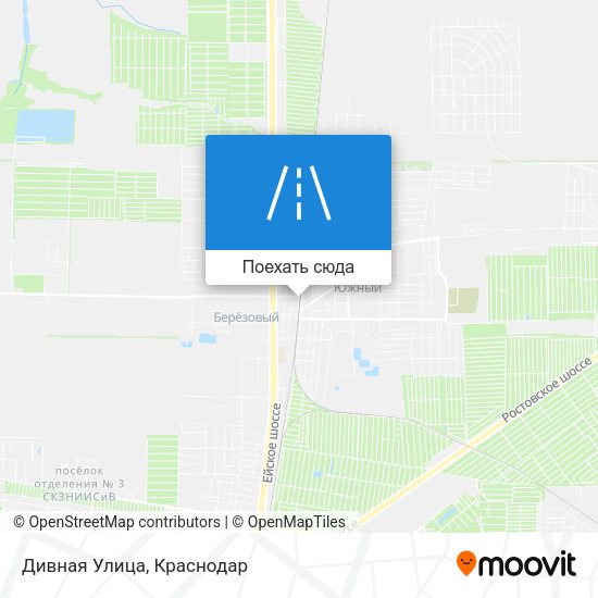 Карта Дивная Улица