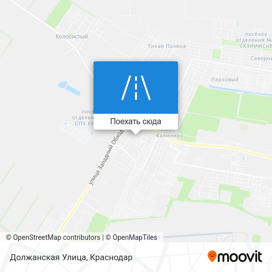 Карта Должанская Улица