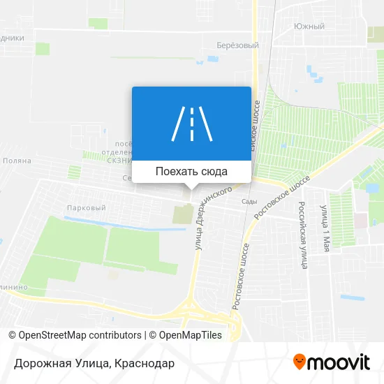 Карта Дорожная Улица