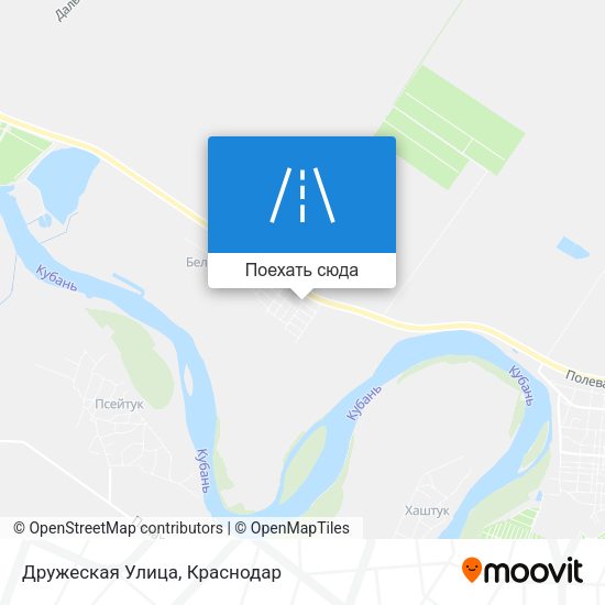 Карта Дружеская Улица