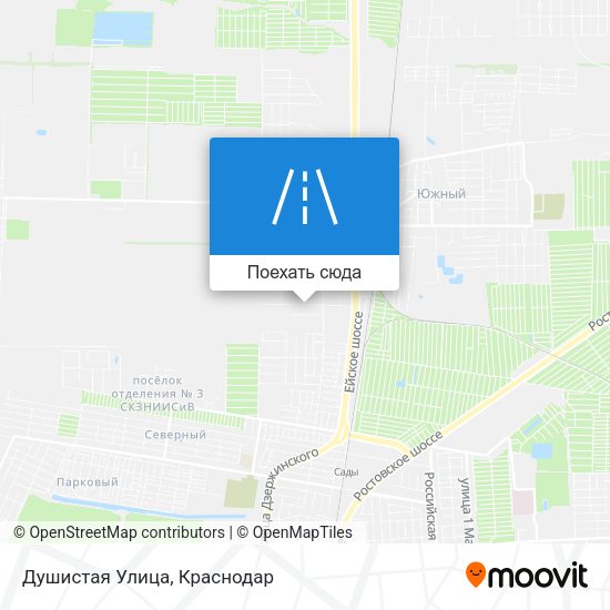 Карта Душистая Улица