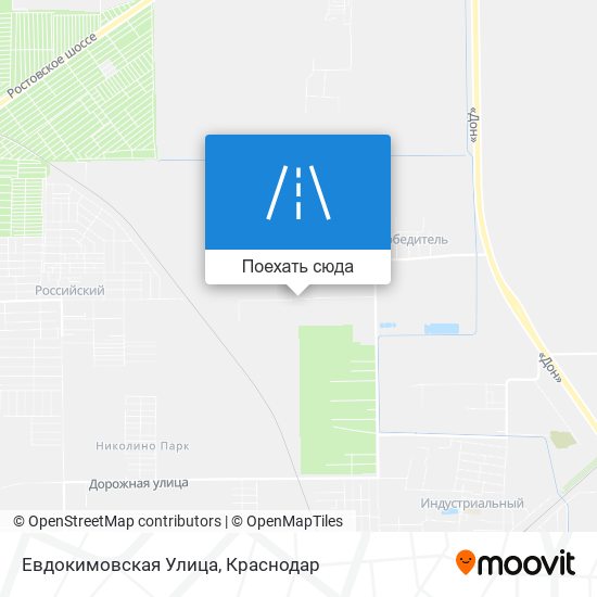 Карта Евдокимовская Улица