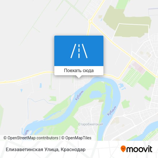 Карта Елизаветинская Улица