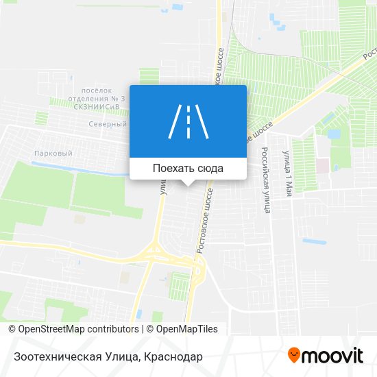 Карта Зоотехническая Улица