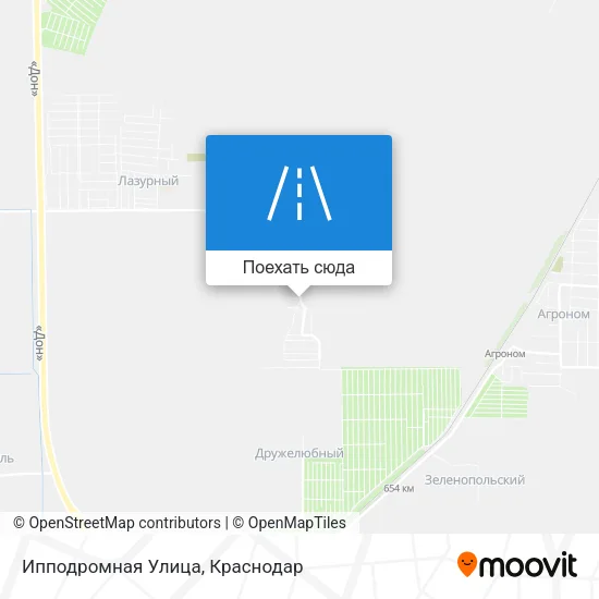 Карта Ипподромная Улица