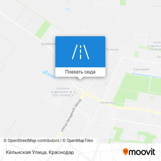 Карта Кёльнская Улица