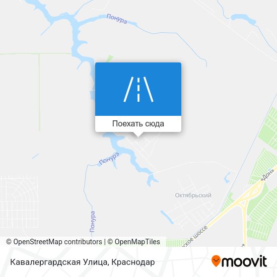 Карта Кавалергардская Улица