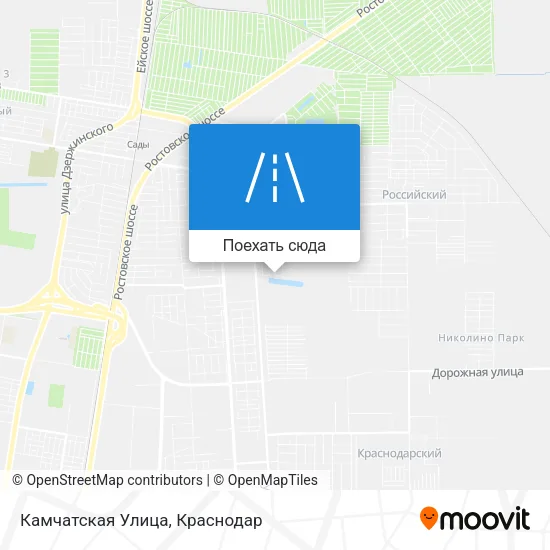 Карта Камчатская Улица