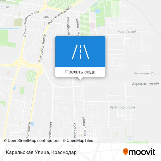 Карта Карельская Улица