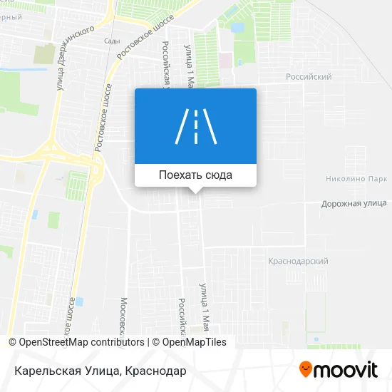Карта Карельская Улица