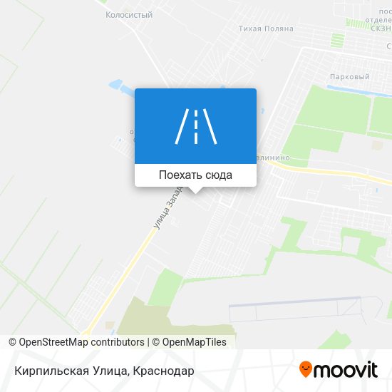 Карта Кирпильская Улица