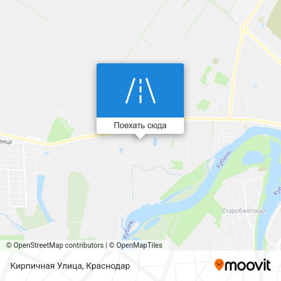Карта Кирпичная Улица