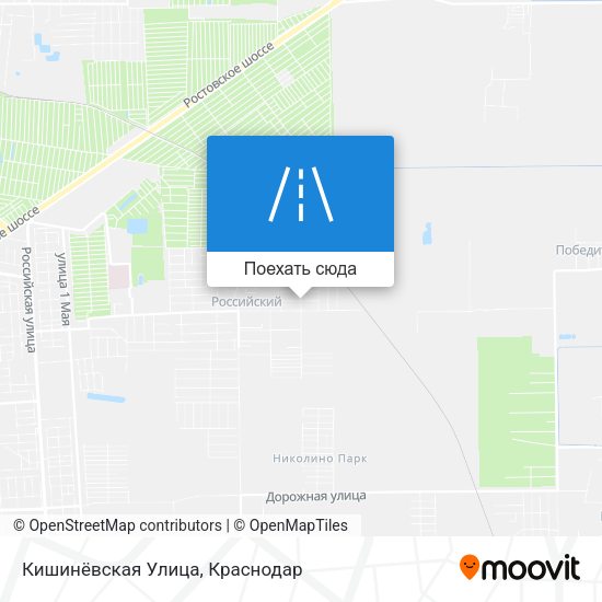 Карта Кишинёвская Улица