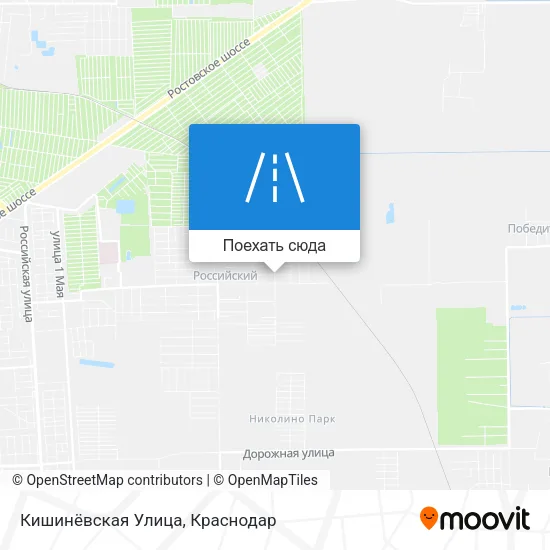 Карта Кишинёвская Улица