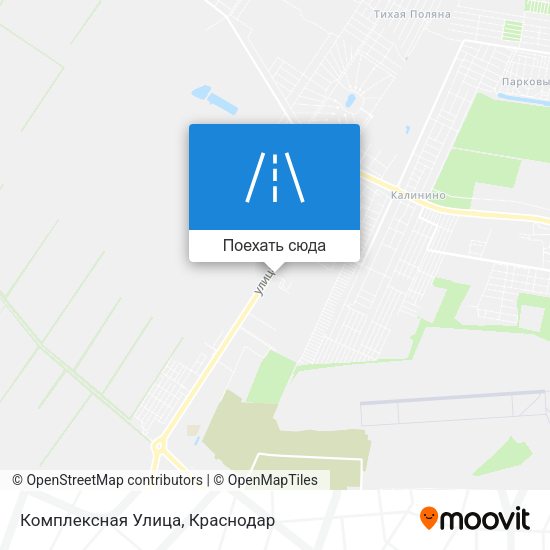 Карта Комплексная Улица