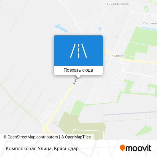 Карта Комплексная Улица