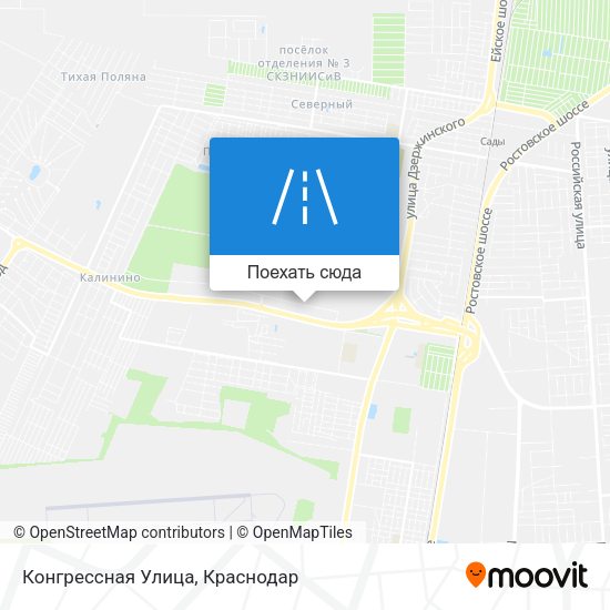 Карта Конгрессная Улица