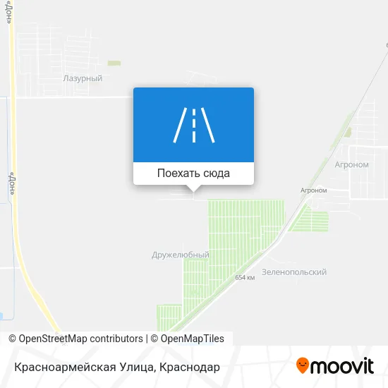Карта Красноармейская Улица