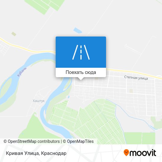 Карта Кривая Улица