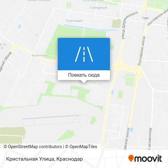 Карта Кристальная Улица