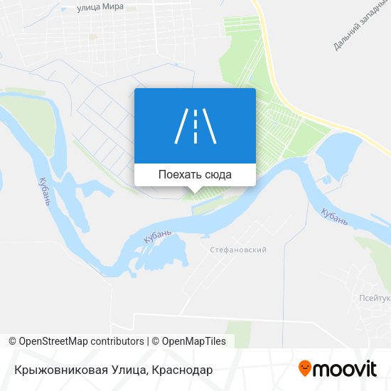 Карта Крыжовниковая Улица