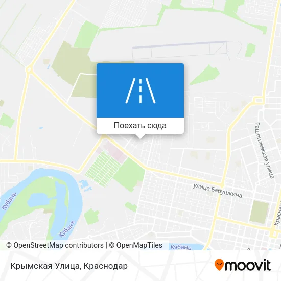Карта Крымская Улица