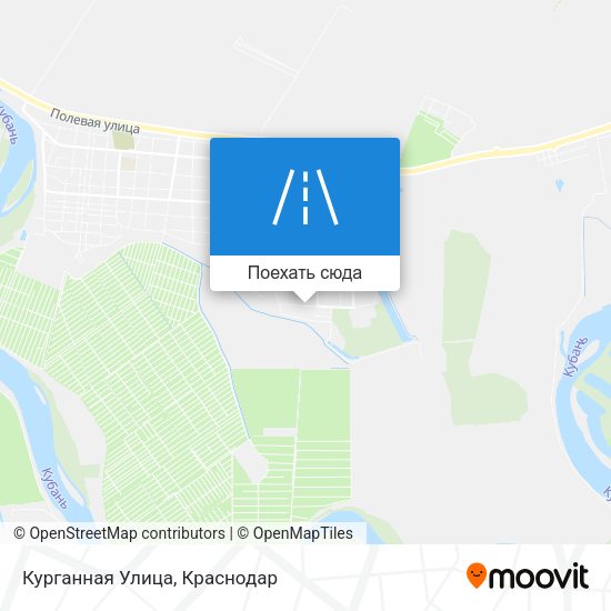 Карта Курганная Улица