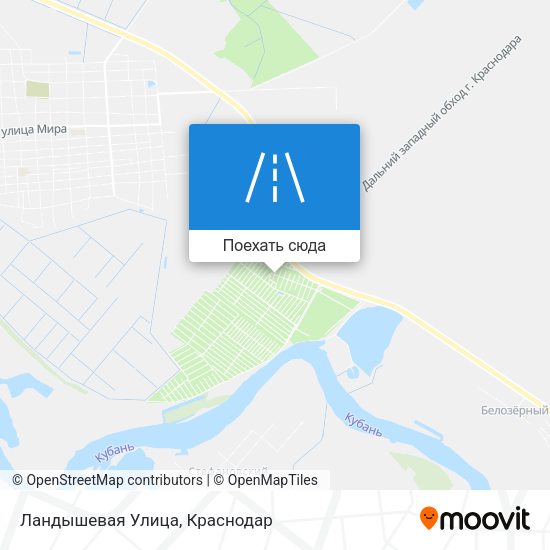 Карта Ландышевая Улица