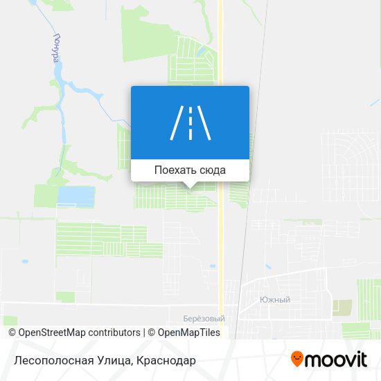 Карта Лесополосная Улица