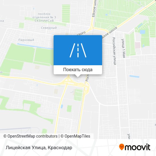 Карта Лицейская Улица