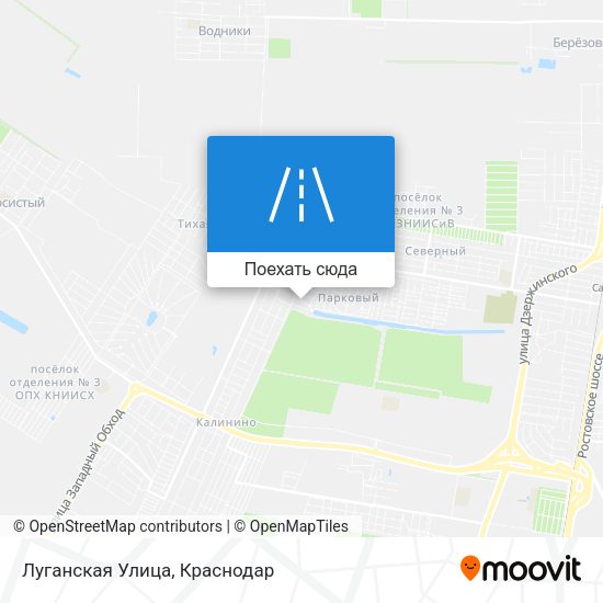 Карта Луганская Улица