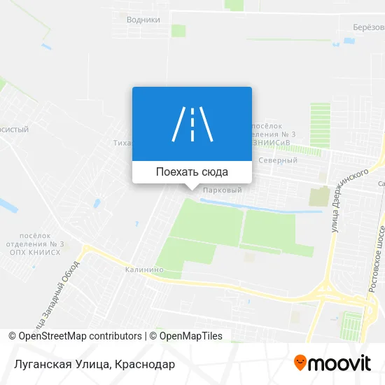 Карта Луганская Улица