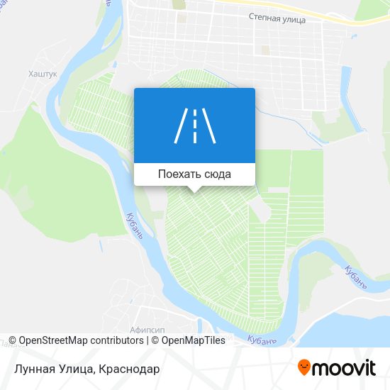 Карта Лунная Улица