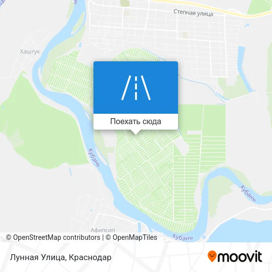 Карта Лунная Улица